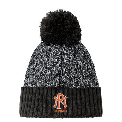 Marled Knit Pom Beanie Thumbnail