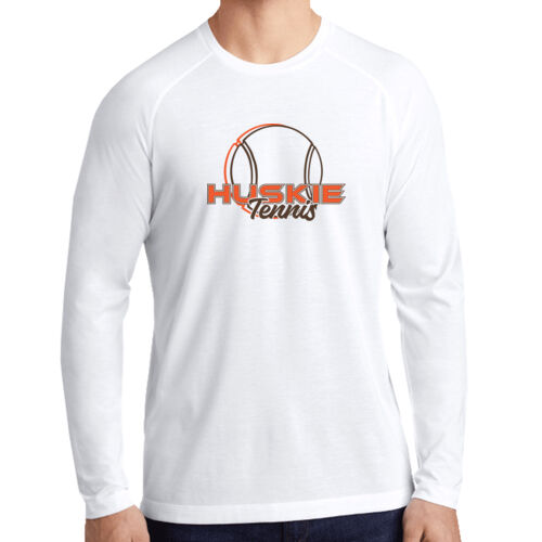 PosiCharge® Long Sleeve Tri-Blend Wicking Raglan Tee Thumbnail